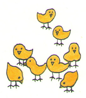 chicks matching card example
